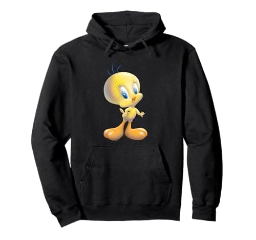 Image of Looney Tunes Tweety Bird Airbrushed Pullover Hoodie