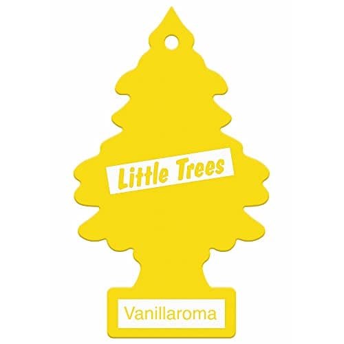 Image of Little Trees Air Freshener Tree MTZ01 Vanillaroma Fragrance For Car Home Boat Caravan - Six Pack