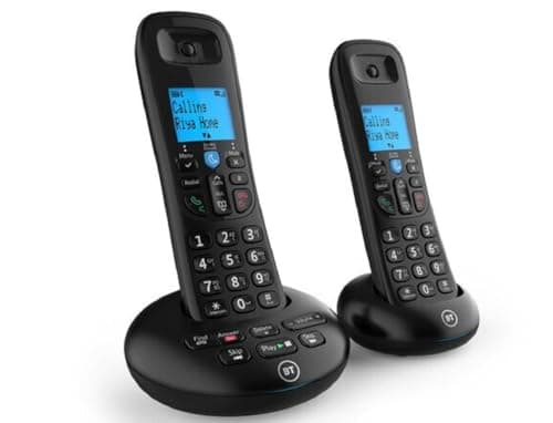 Image of BT 3570 Cordless Home Phone with Nuisance Call Blocking and Digital Answer Machine, Twin Handset Pack