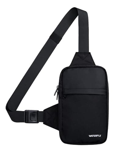 Image of Waterfly Crossbody Chest Sling bag: Small Shoulder Bag Crossover Cross Body Bag for Daily Use Work Travelling Women Men