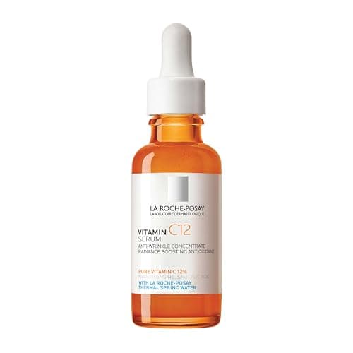 Image of La Roche-Posay Pure Vitamin C12 Serum, Anti-Wrinkle Radiance Restoring Face Serum, 12% Pure Vitamin C, Salicylic Acid, Neurosensine, For Sensitive Skin, 30ml