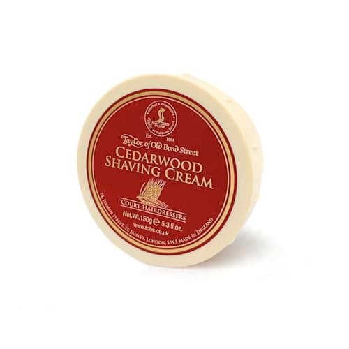 Image of Taylor of Old Bond Street Cedarwood Shaving Cream Bowl, 150g
