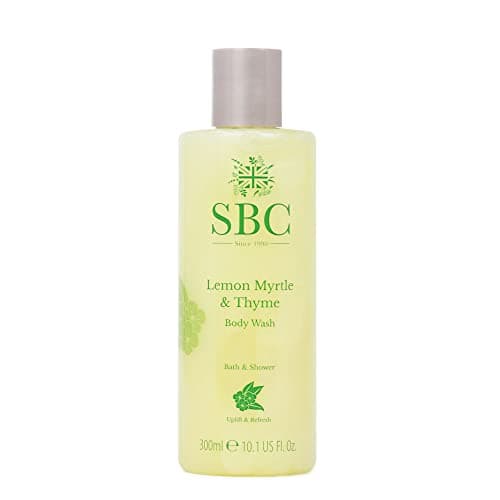 Image of SBC Skincare Lemon Myrtle & Thyme Body Wash 300ml - Zesty Shower Gel and Bubble Bath for Oily and Breakout-Prone Skin