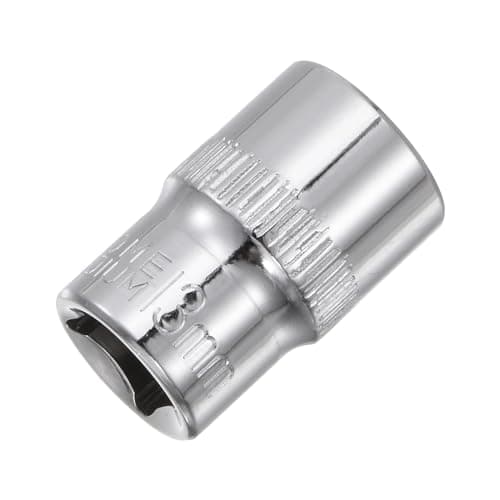 Image of sourcing map 3/8-Inch Drive 13mm 6-Point Shallow Socket, Metric, Cr-V