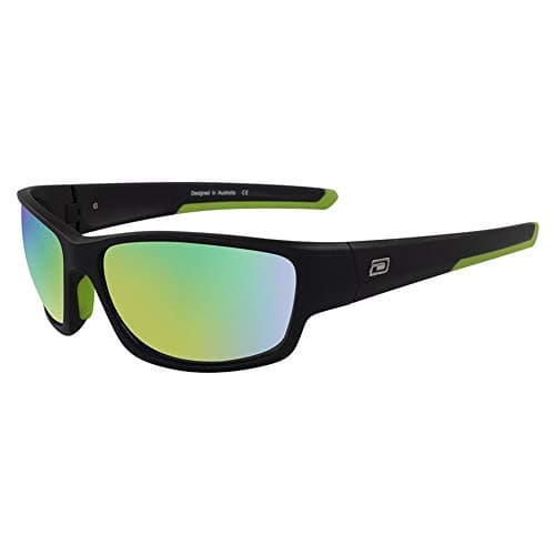 Image of Dirty Dog Men Black Plastic 'Chain' 58070 Wrap Sunglasses One Size