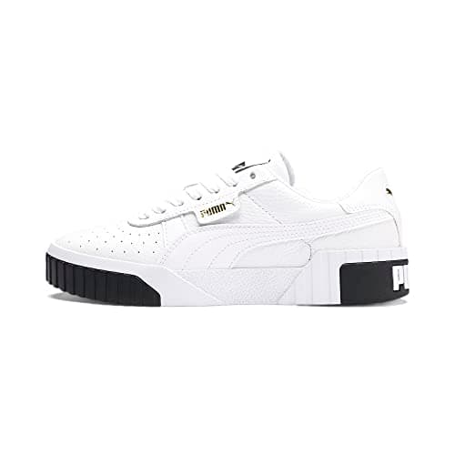 Image of PUMA Women Cali Wn's Low-Top Trainers, PUMA White-PUMA Black, 4 UK