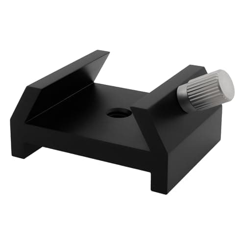 Image of Briny River 1/4" Finder Scope Base Mounting Bracket 44x35x20mm for Telescope, Black Aluminum Alloy