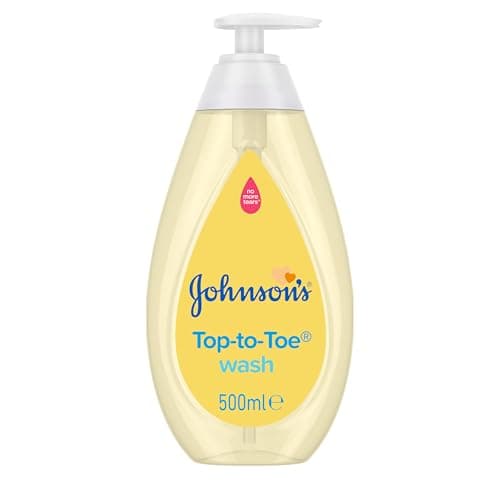 Image of Johnson's Baby Top to Toe Wash (1 x 500 ml), Gentle & Mild Head to Toe Wash for Newborn Care, Newborn Essentials No More Tears, Suitable for Babies First Bath, Kids and Adults