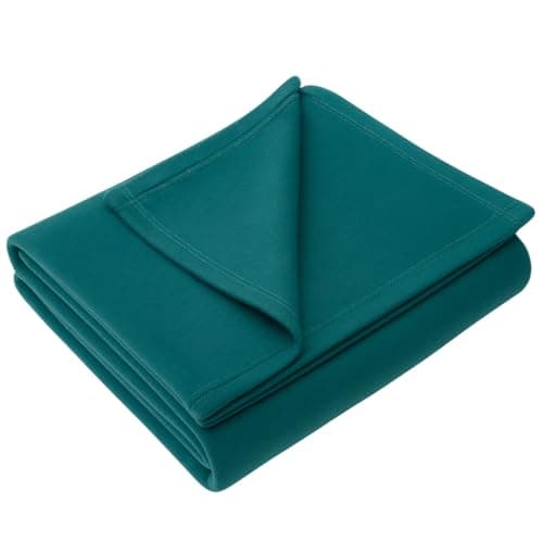Image of Adore Home Large Polar Fleece Blanket Throw 150x200cm Soft Warm for Sofa Double Bed Travel, Teal