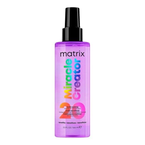 Image of Matrix Miracle Creator 20-in-1 Multi-Benefit Leave-In Treatment Spray, Heat Protection up to 230°C and Detangler, 100ml, For All Hair Types and Textures
