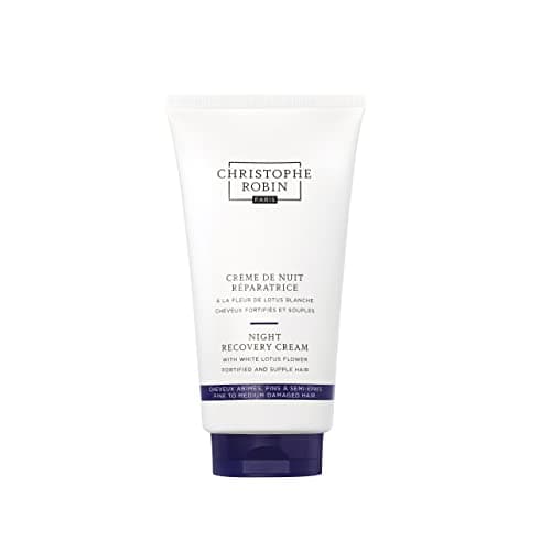 Image of Christophe Robin Night Cream Treatment 150ml – Intensive Overnight Hair Repair & Nourishment – Restores, Strengthens & Revitalizes Hair While You Sleep