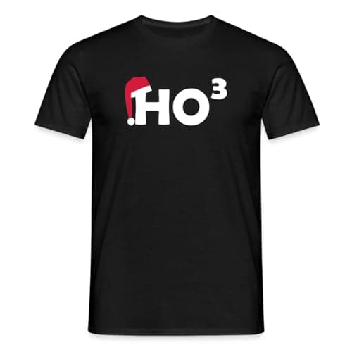 Image of Spreadshirt Christmas Humour Ho Ho Ho Men’s T-Shirt, M, Black