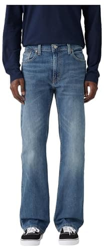 Image of Levi's Men's 527 Slim Boot Cut Jeans, Blue Tunes, 38 W/34 L