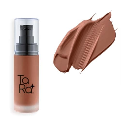 Image of TaRa Foundation Full Coverage Flawless Oil Control Natural Matte Finish Liquid Formula Blendable Long Lasting Makeup Concealer Cream - 30ml (Truffle, Pack of 1)