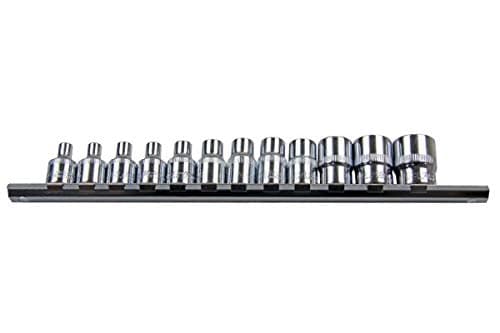 Image of US PRO 12PC 3/8 DR E TORX SOCKETS ON Rail B1377