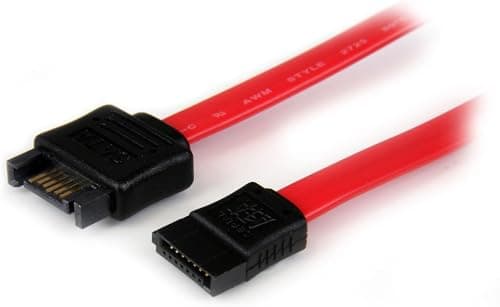 Image of AYMBH 50cm SATA Extension Cable, 7-Pin Internal SATA Male to Female Connector for SSD & HDD Data Transmission, High-Speed 6Gbps, Durable Design, Compatible with Serial ATA III Devices