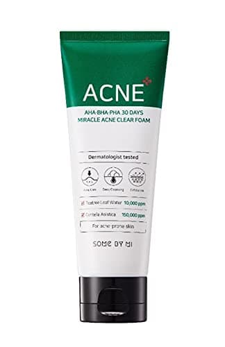 Image of SOME BY MI AHA-BHA-PHA 30 DAYS MIRACLE ACNE CLEAR FOAM (100 ml)- Functional face cleanser