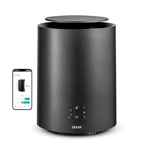 Image of DUUX Threesixty 2 Electric Heater, Smart, Grey, Multi-Direction Fan Ceramic, 1800W Energy Efficient, Overheat & Tip Over Protection, 30m² Rooms, Alexa & Google Assistant
