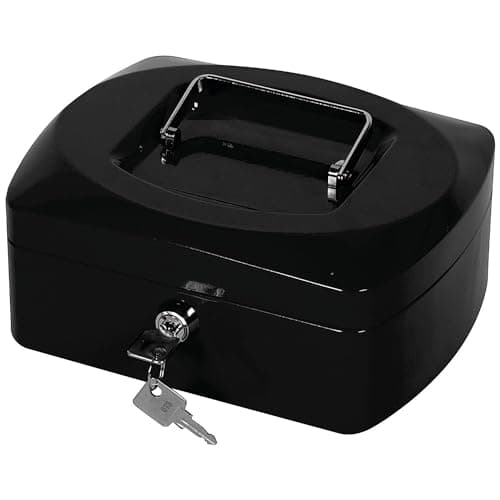 Image of Q-Connect Cash Box 8 Inch Black