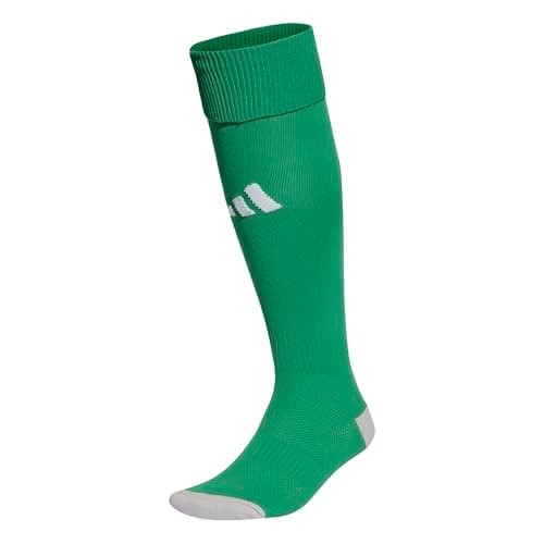 Image of adidas Unisex Kids Milano 23 Socks, Team Green/White, 5-6 Years