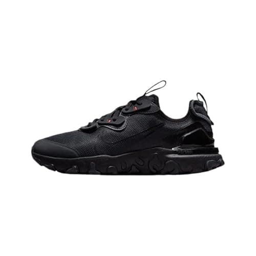 Image of NIKE React Vision GS Grade School Trainers Sneakers Fashion Shoes HV6362 (Anthracite/Bright Crimson/Black 060) Size UK6 (EU39)