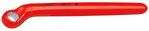Image of Gedore VDE2E24 24 mm Deep Offset VDE Single Ended Ring Spanner - Red
