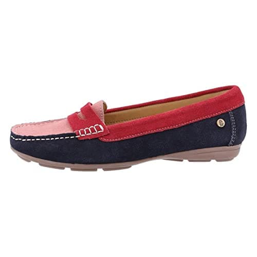 Image of Hush Puppies Margot Multi Loafer, Red/Pink/Navy, 4