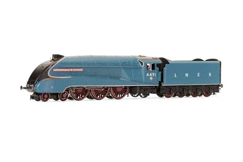 Image of Hornby Steam Train - R3992 LNER, A4 Class, 4-6-2, 4491 ‘Commonwealth Of Australia’ - Era 3 00 Gauge Locomotives for Train Set, Engine Models for Adults - 1:76 Scale Model Gift