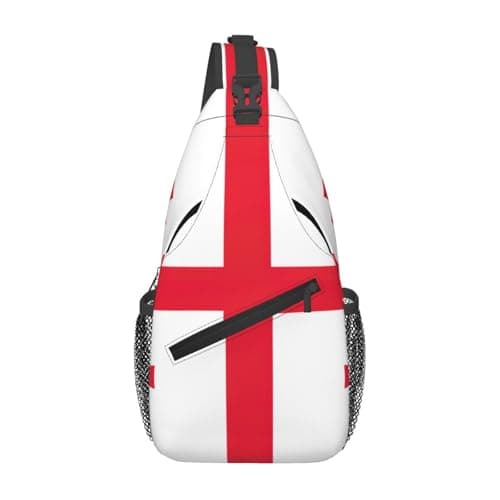Image of Fgwaauh Flag Of Georgia Large Crossbody Pack Sling Bag Travel Hiking Chest Backpack For Women Men One Size