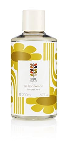 Image of Orla Kiely Sicilian Lemon Diffuser Refill, Yellow