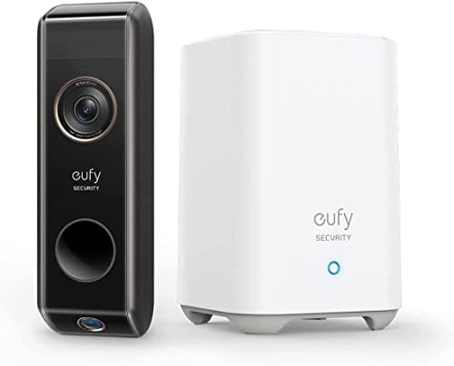Image of eufy Security Video Doorbell Dual Camera (Battery-Powered) with Homebase, Dual Motion Detection, Package Detection, 2K HD, No Monthly Fee, 16GB Local Storage(Renewed)