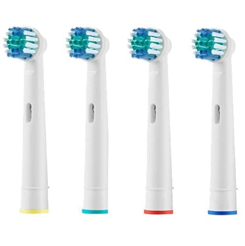 Image of Smart Health Compatible with Oral-B Precision Clean Toothbrush Heads Replacement Refills for Rechargeable Electric Toothbrush for Braun Oral B (Pack of 4), White