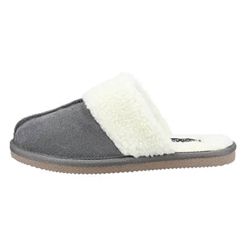 Image of Hush Puppies Female Arianna Mule Slippers, Grey, 7