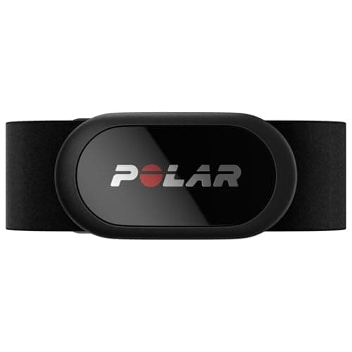 Image of Polar H10 Heart Rate Sensor – Black – ANT+ & Bluetooth, ECG/EKG Accuracy, HRV Tracking, Waterproof, Machine-Washable Strap, Comfortable Fit, Replaceable Battery, Sports & Gym Compatible M-XXL 75-115cm