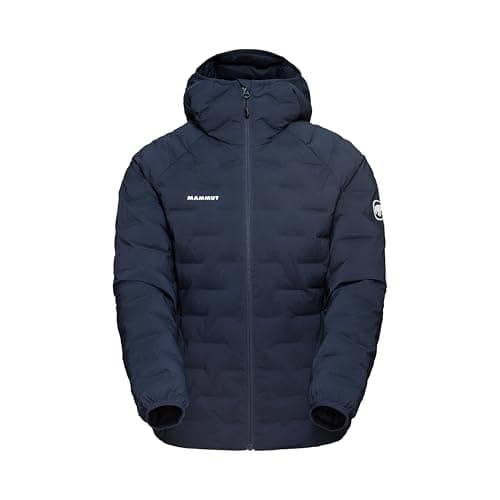 Image of Mammut Sender IN Hooded Jacket Women | Outdoor Puffer Winter Coat, for Hiking & Daily Wear, Lightweight, Insulated | Marine, M