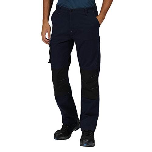Image of Regatta Men's Scandal Stretch Trousers - Size 36" - Navy