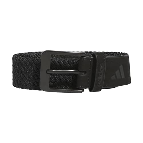 Image of adidas Men's Braided Stretch Belt Belt M/L black
