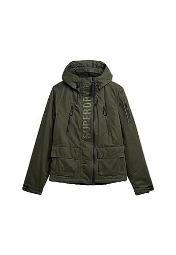 Image of Superdry Women's Ultimate Microfibre Windcheater Jacket W5011154A (AS3, Alpha, S, Regular, Regular, LO3/Surplus Goods Olive)