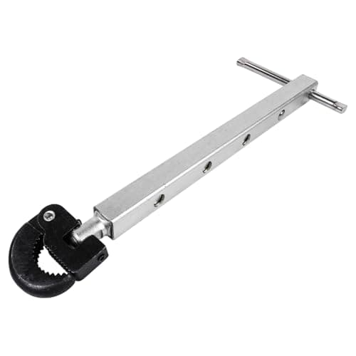 Image of VOANZO Telescopic Sink Wrench Adjustable Basin Wrench Adjustable Jaw Capacity From 10 Mm To 32 Mm 4 Adjustment Sizes Basin Wrench 250 Mm - 430 Mm Sink Wrench For Tight Spaces