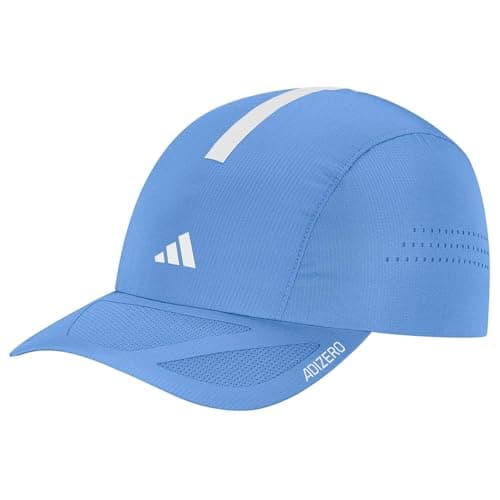 Image of adidas Unisex RUNNINGxADIZERO Lightweight Cap Climacool, ray Blue/White, L-XL