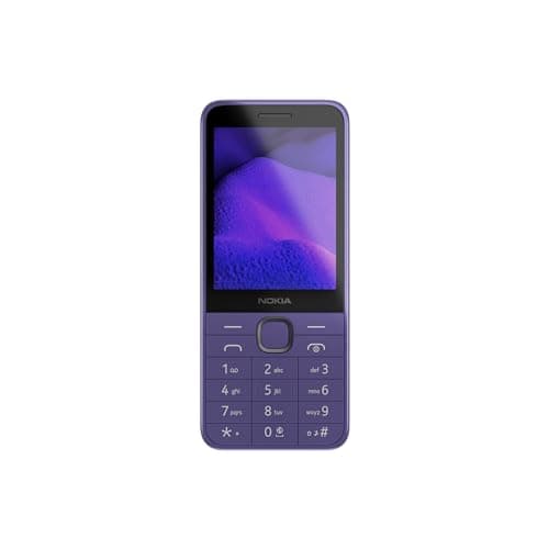 Image of Nokia 235 4G feature phone offers a 2.8 inch display, dual SIM, a 2MP camera, cloud apps, a 1450 mAh battery, USB Type-C charging port, a 32 GB micro SD slot and Bluetooth 5.0 - purple