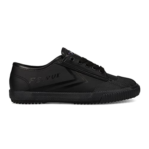 Image of FEIYUE Fe Lo 1920 Vegan Leather, Unisex Adult, Triple Black Tumbled, 43 EU, Triple Black Tumbled, 9.5 UK