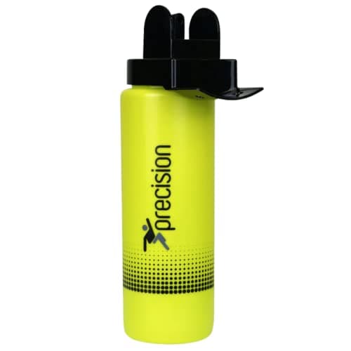 Image of Precision Unisex's Team Hygiene Water Bottle, Fluo Lime/Black, 1 Litre