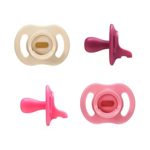 Image of Tommee Tippee Ultra-Light StayPut Dummy, 6-18m, 4-Pack, One-Piece Silicone Soother