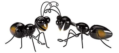Image of Garden Mile Set Of 2 Ant Wall Decorations For Garden Weatherproof Outdoor Wall Art For Gardens Insect Statues & Sculptures Hanging Garden Ornaments Outdoor For Fence Walls Shed Etc