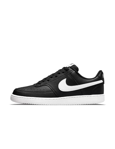 Image of Nike Court Vision Low Better men Basketball Shoe, Nero Bianco, 11 UK (46 EU)