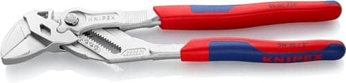 Image of KNIPEX Pliers Wrench Pliers and a Wrench in a Single Tool Self-Service Card Chrome-Plated with Multi-Component Handles 250 mm, 86 05 250 SB