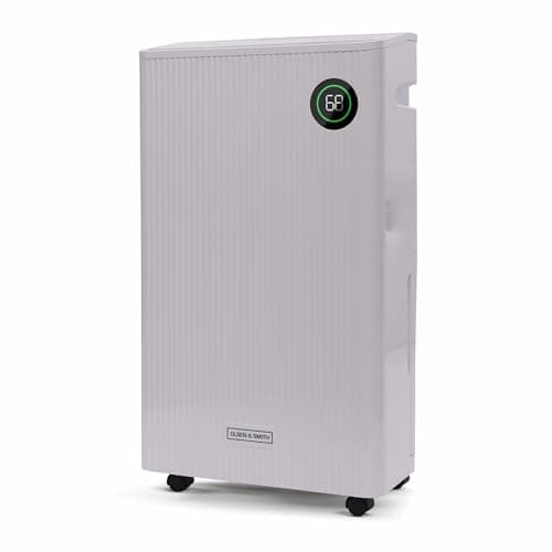 Image of Olsen & Smith 20L/Day Portable Quiet Dehumidifier and HEPA Air Purifier Dehumidifiers for Home Damp with Laundry Mode, 11p/h to run, for Bedroom Drying Clothes Kitchen Bathroom 5.5L Tank & Hose