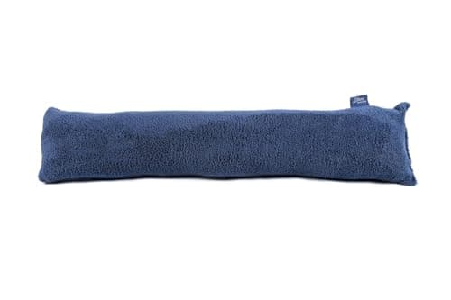 Image of Littens Luxury Navy Blue Teddy Fleece Fur Cosy Door Window Draft Draught Excluders, Thermal, Insulation, Energy Efficient, 90cm x 13cm (36")