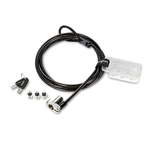 Image of Kensington Universal 3-in-1 Keyed Laptop Lock, Master Key Security Cable Tether / Locking Station (K62319M)